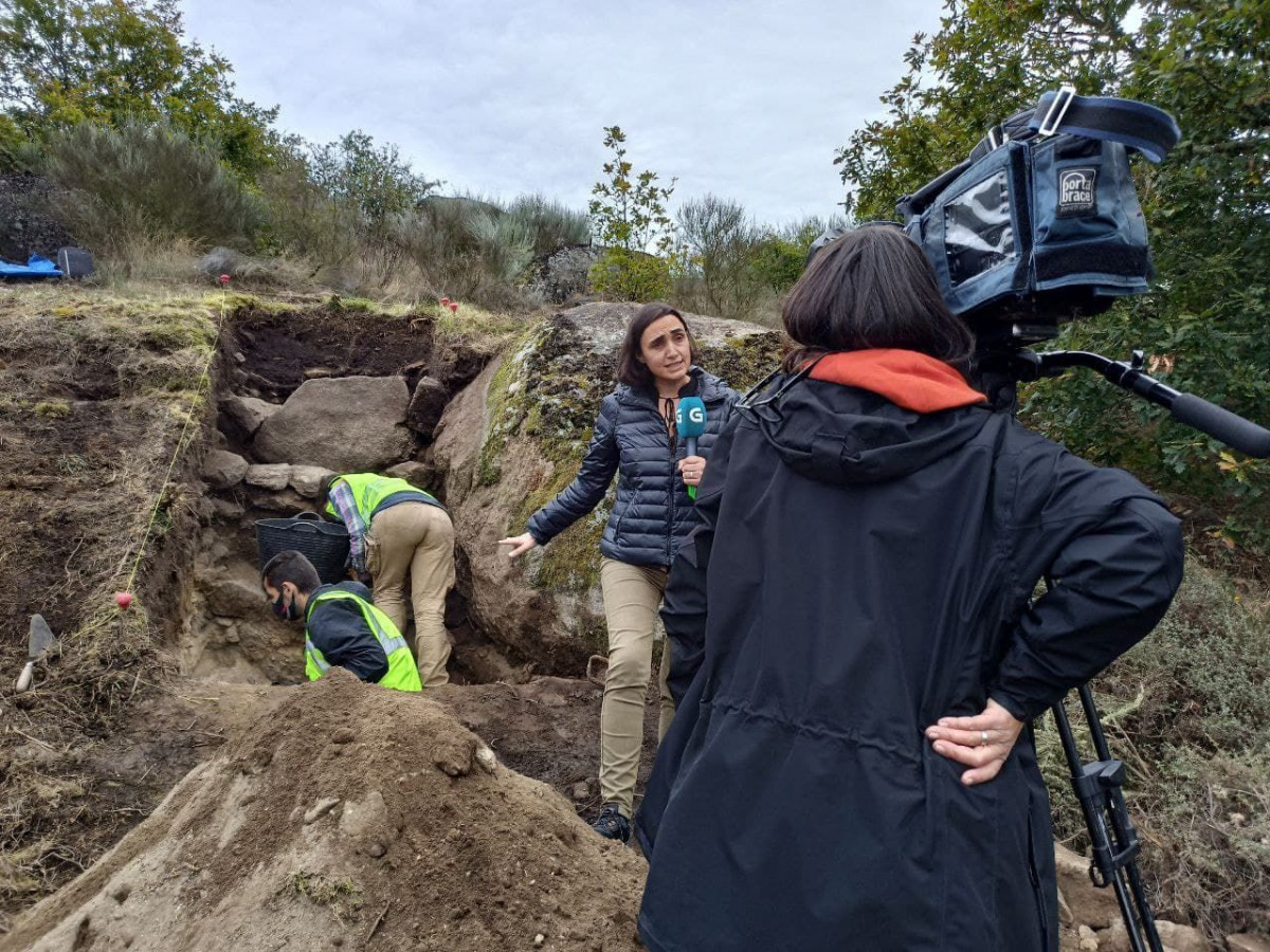 Xacemento en Vilar de Barrio nunha foto de Xeitura