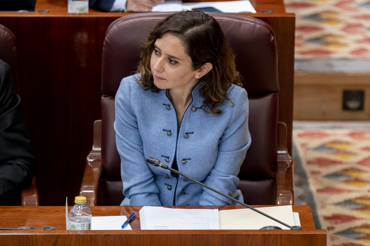 A presidenta da Comunitat de Madrid, Isabel Díaz Ayuso