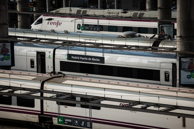 Arquivo - Trens da estación de Atocha