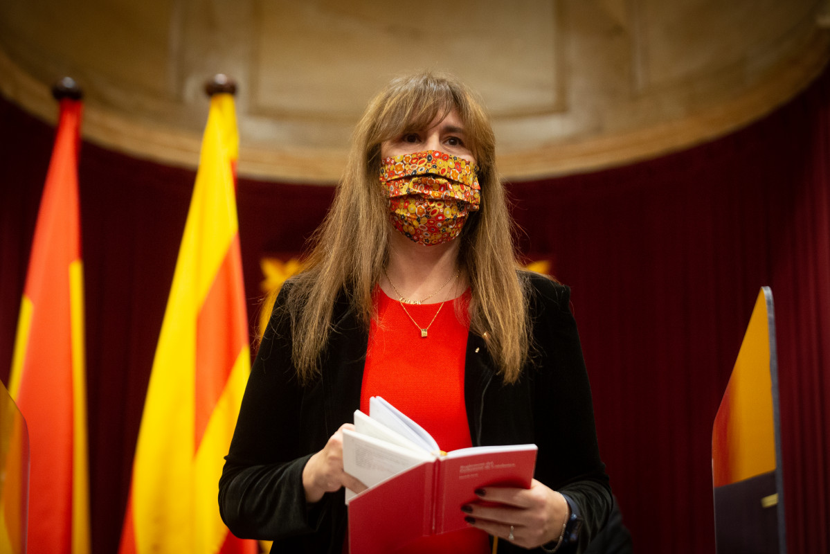 A presidenta do Parlament, Laura Borràs, nunha imaxe de arquivo.