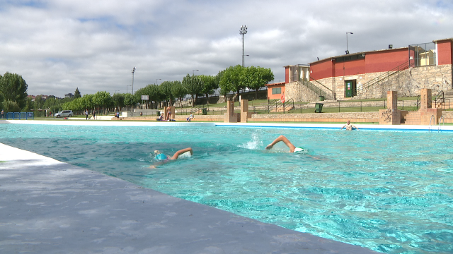 Piscinas de Oira en Ourense nunha imaxe da CRTVG