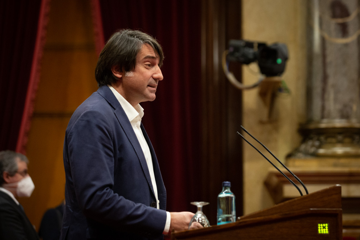 Arquivo - O deputado de JxCat Francesc Dalmases intervén na Deputación Permanente do Parlament, en Barcelona, Catalunya (España), ao 20 de xaneiro de 2021.