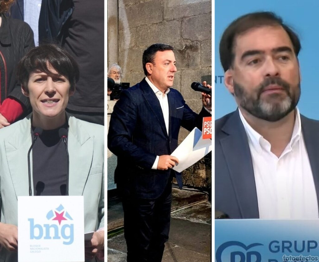 Pontón, González Formoso e Pazos Couñago