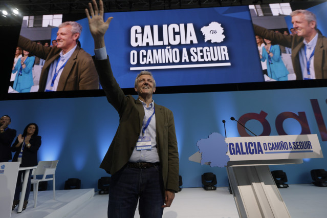 Arquivo - O presidente da Xunta de Galicia, durante a claudura do 18º Congreso Autonómico do PPdeG, no recinto feiral, ao 21 de maio de 2022, en Pontevedra, Galicia (España). A Xunta Directiva do PPdeG celebra os días 21 e 22 de maio o cóncla