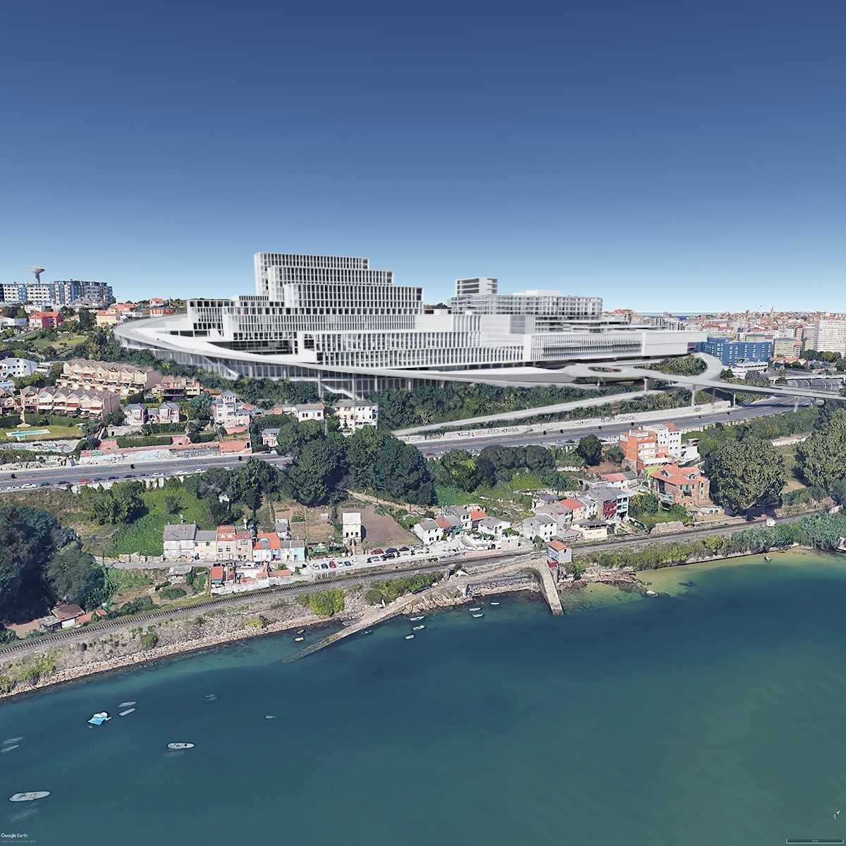 Proxecto do novo Complexo Hospitalario Universitario dá Coruña (Chuac).