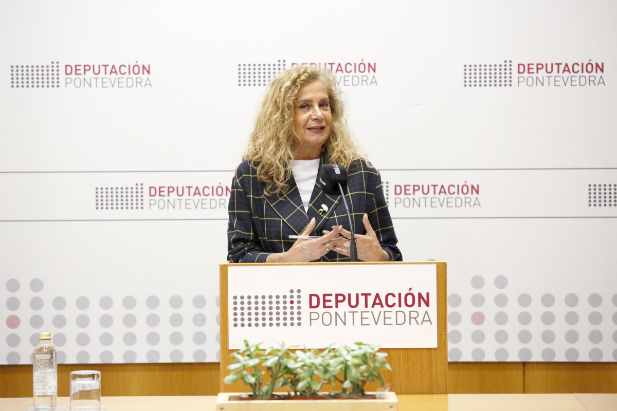 Archivo - La presidenta de la Diputación de Pontevedra, Carmela Silva