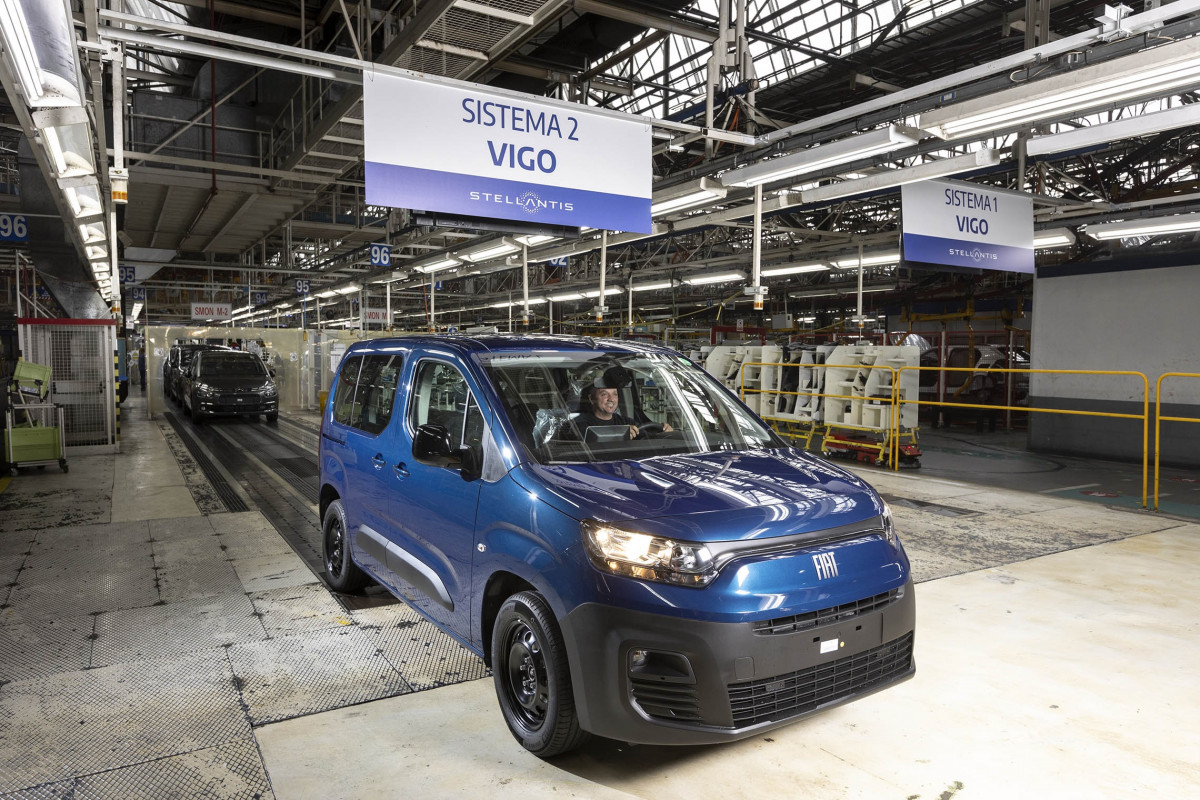 Arquivo - Inicio da produción da nova Fiat Doblò na fábrica de Stellantis en Vigo.