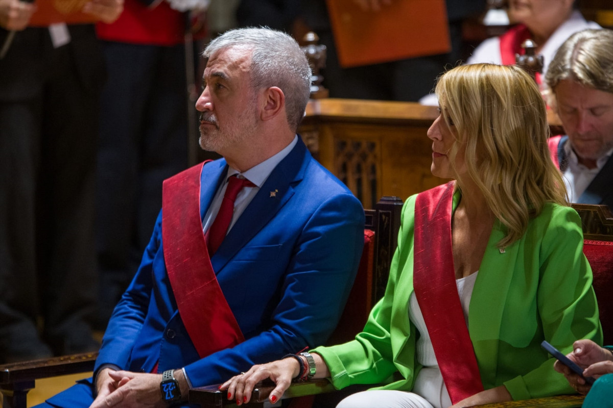 EuropaPress 5278493 nuevo alcalde barcelona jaume collboni junto concejal maria eugenia gay
