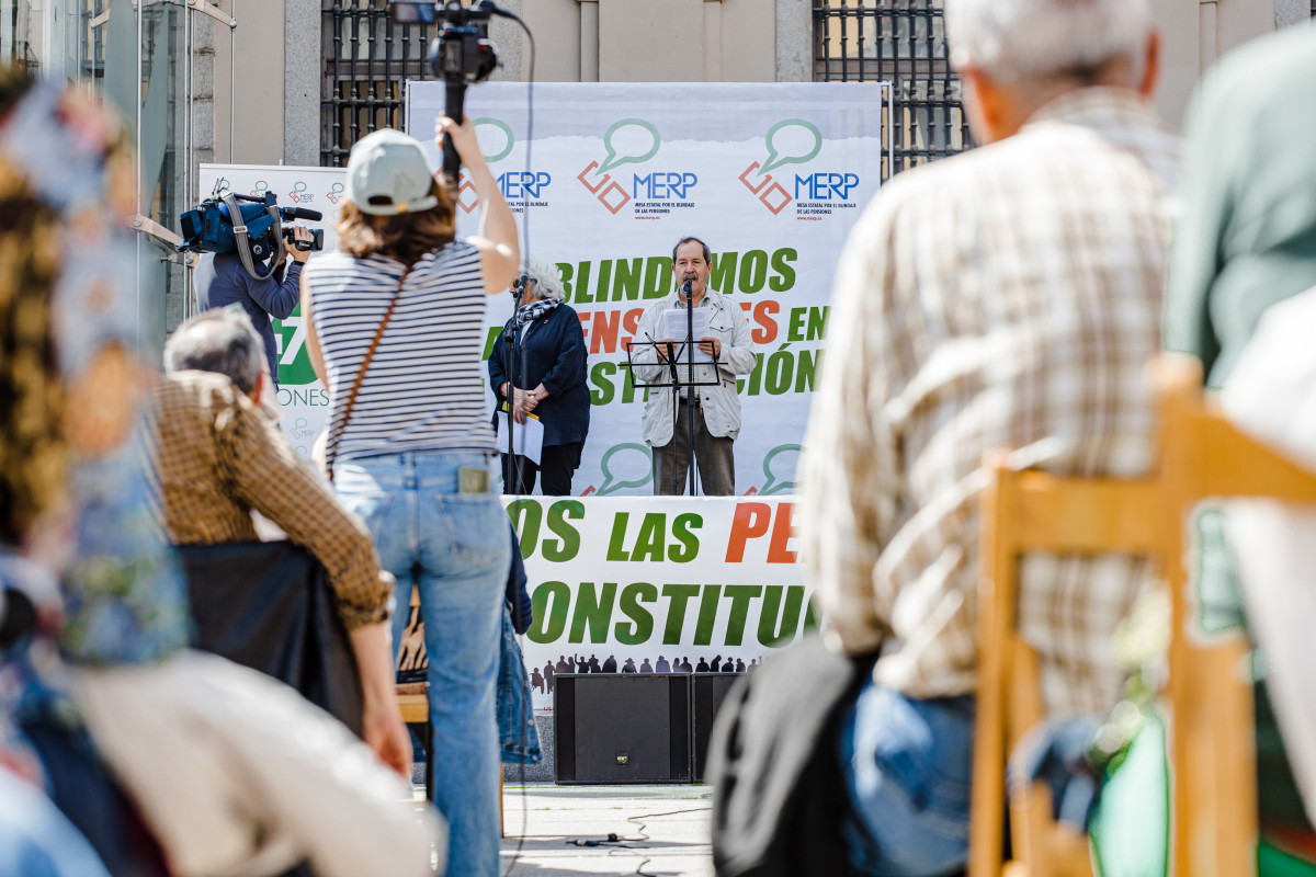 La Mesa Estatal por el Blindaje de las Pensiones (MERP) presenta hoy la campaña ‘Somos 47 millones’, en el acto que conmemora el décimo aniversario de la plataforma.