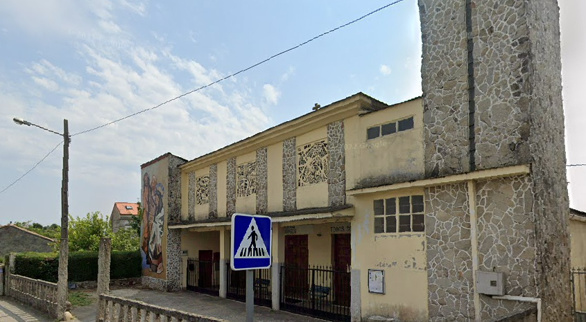 Iglesia de Santa Cecilia en Naru00f3n en una imagen de Google Street View
