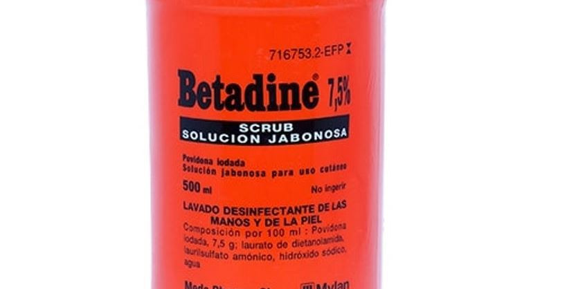 El betadine jabonoso es una de las cuarentena de presentaciones a la que AEMPS ha concedido una autorizaciu00f3n extrordinaria de lotes caducados o con etiquetado en otros idiomas ante su escasez