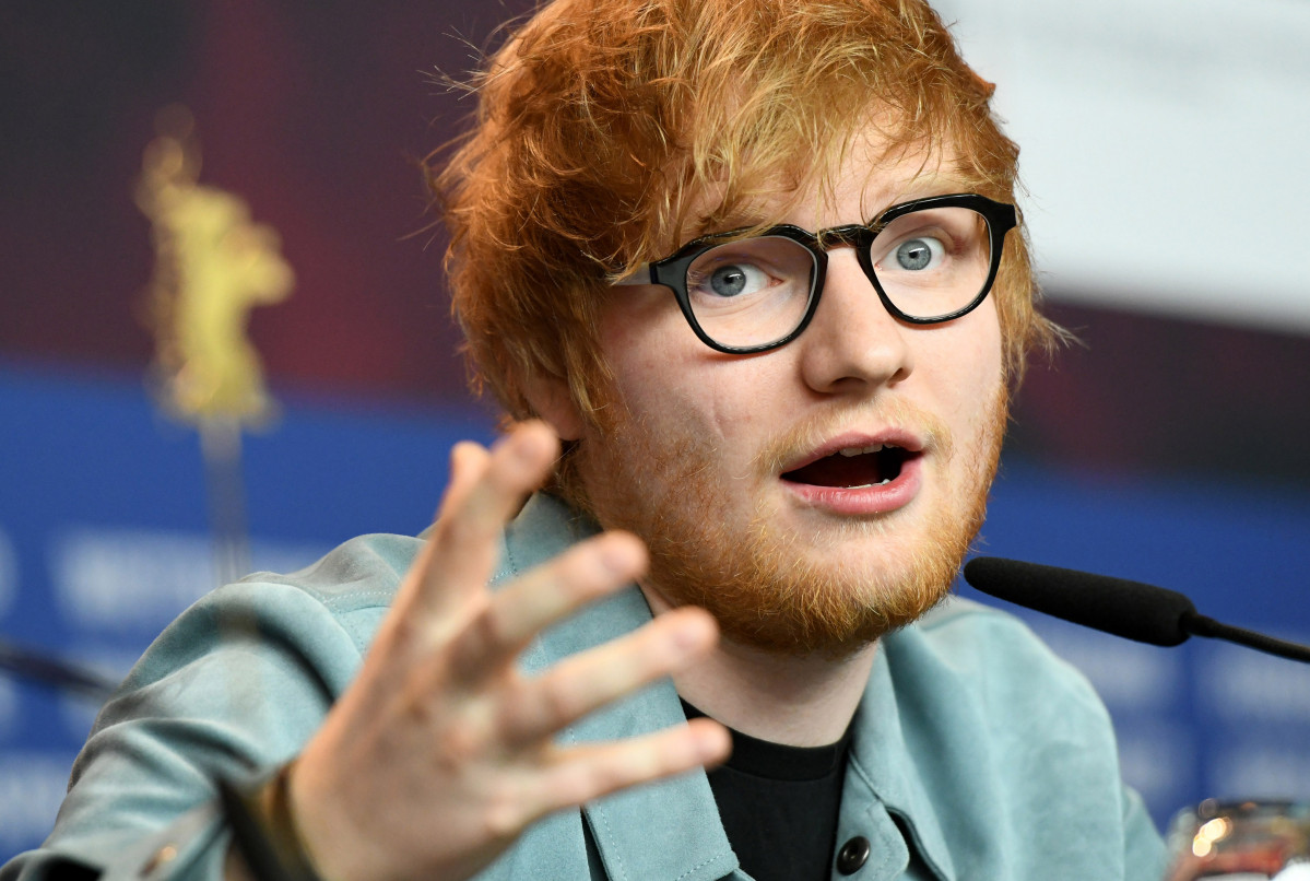 El cantante Ed Sheeran