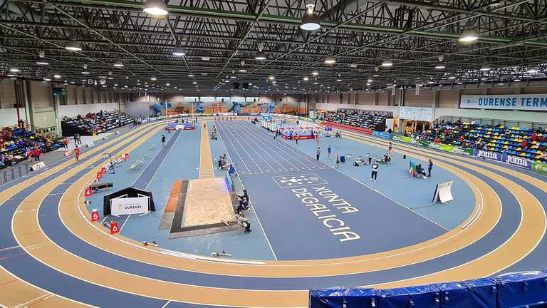 Pista cubierta de Atletismo en Ourense en una imagen del Ayuntamiento