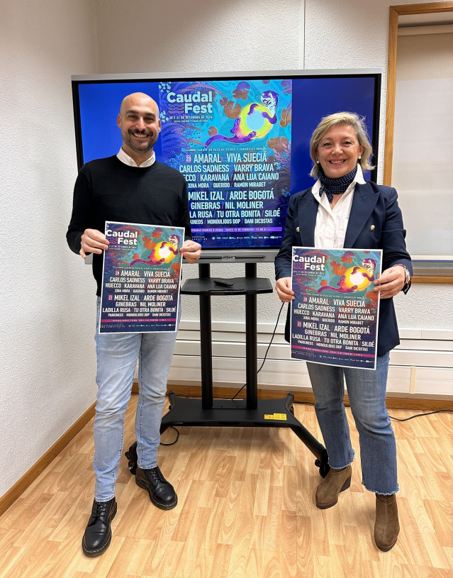 Presentación del cartel por días del Caudal Fest.