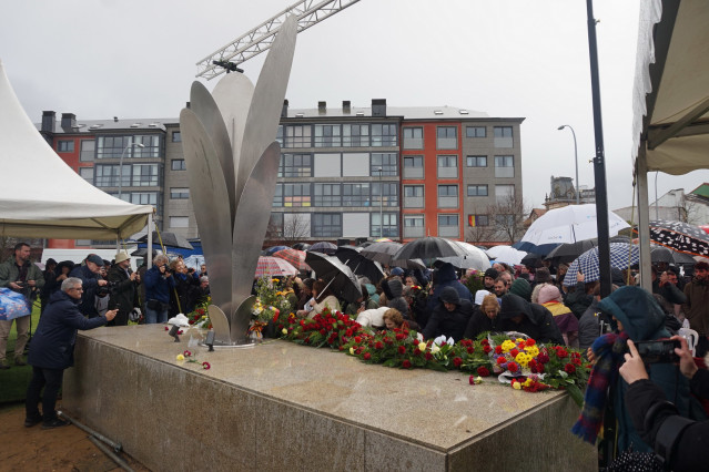 Homenaje a las víctimas del franquismo.