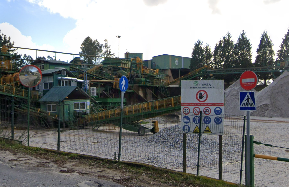 Sede de Erimssa en Frades en una imagen de Google Street View