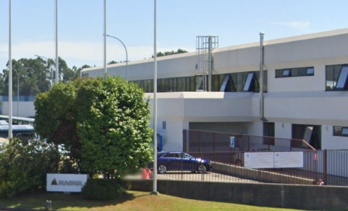 Las instalaciones de Magna en O Porriu00f1o en una imagen de Google Street View