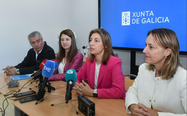 Manuel Rodríguez, María José Gómez, Ángeles Vázquez y Paula Uría