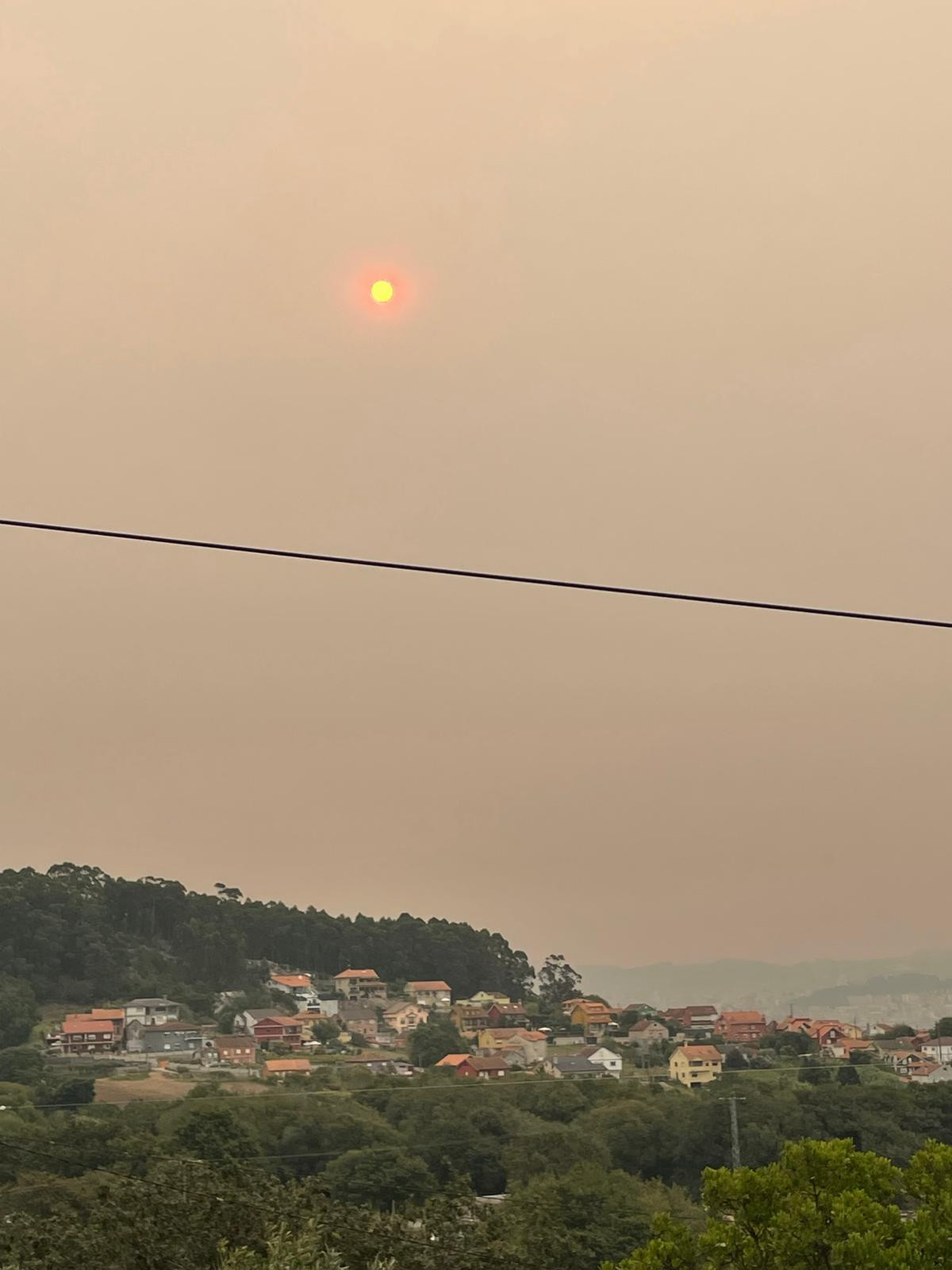 El cielo sobre el Vigo este miu00e9rcoles