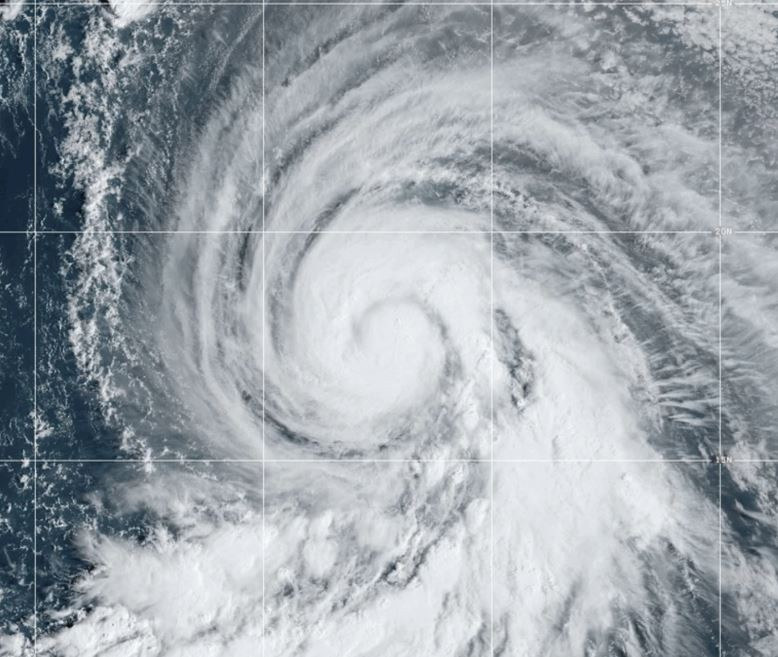 Huracu00e1n Kirk en una imagen de NOAA