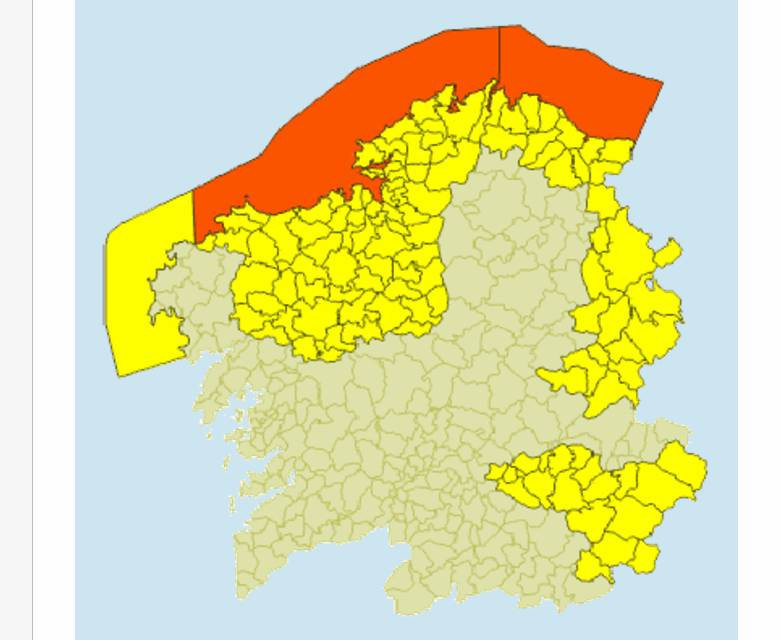 Alertas de Meteogalicia para jueves en Galicia