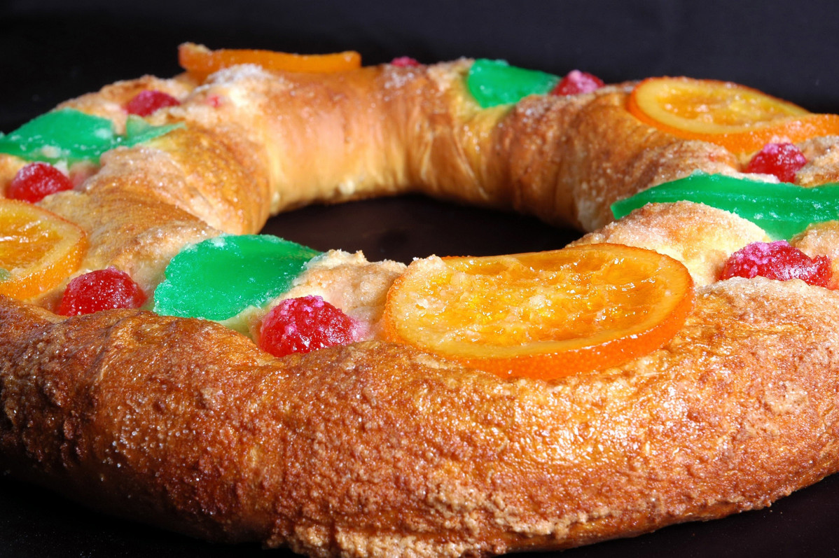 Roscón de Reis tradicional