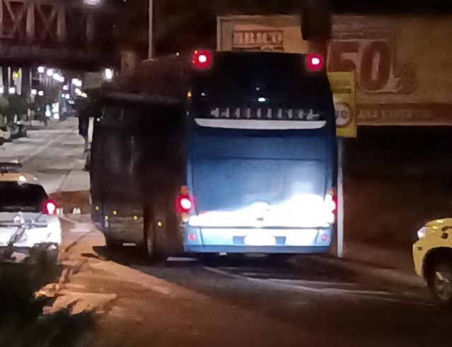 Autobús de un equipo de fútbol sala infantil que conducía un chofer bajo los efectos del alcohol en Ferrol