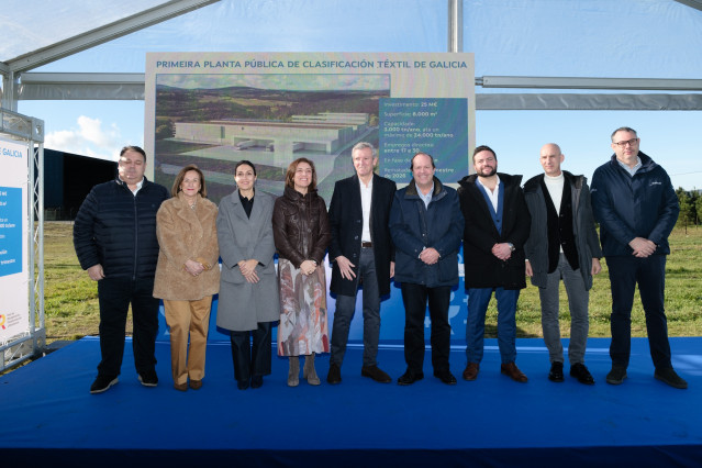 Presentación de la planta de reciclaje textil que Sogama construirá en Cerceda