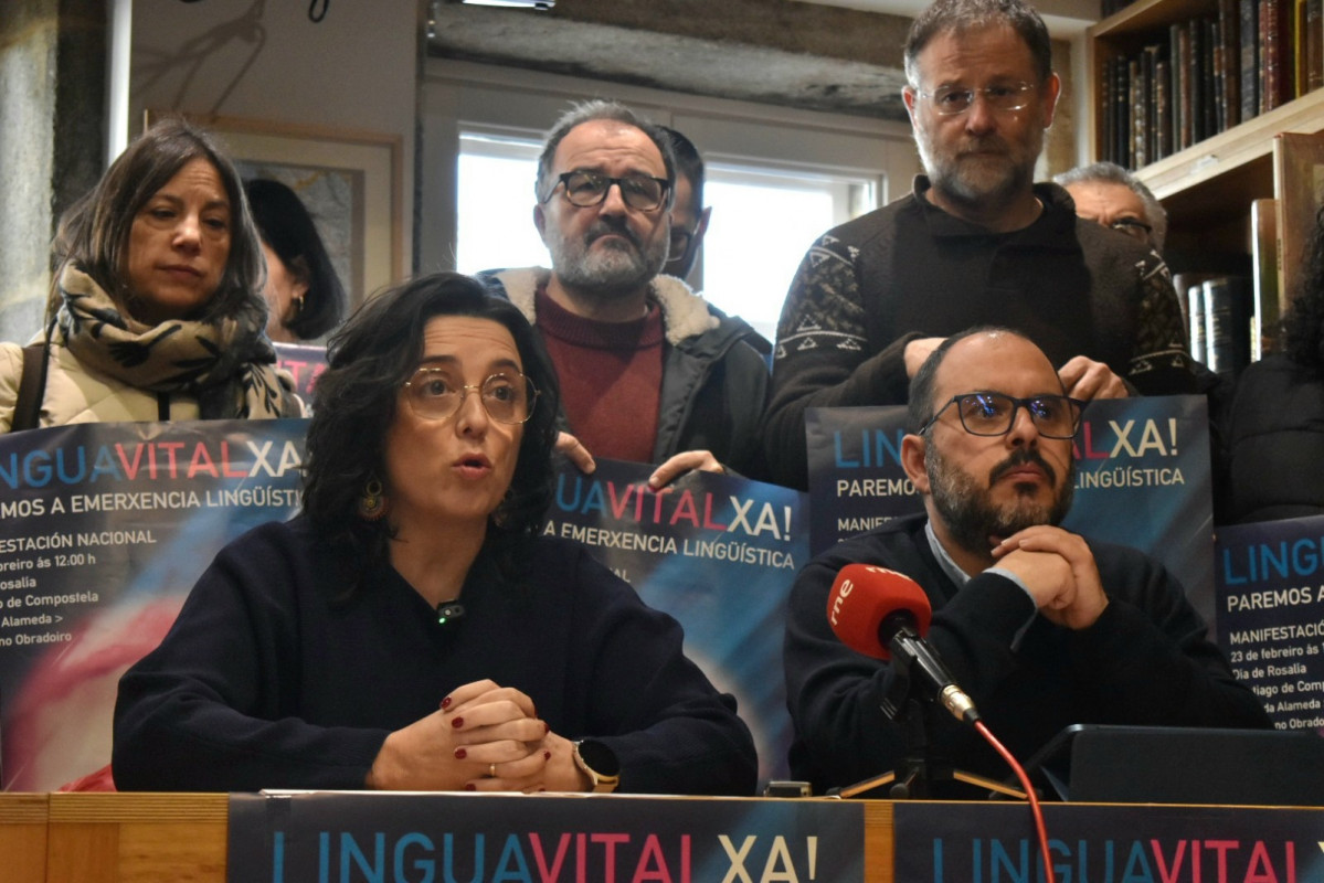 Roda de prensa de Queremos Galego