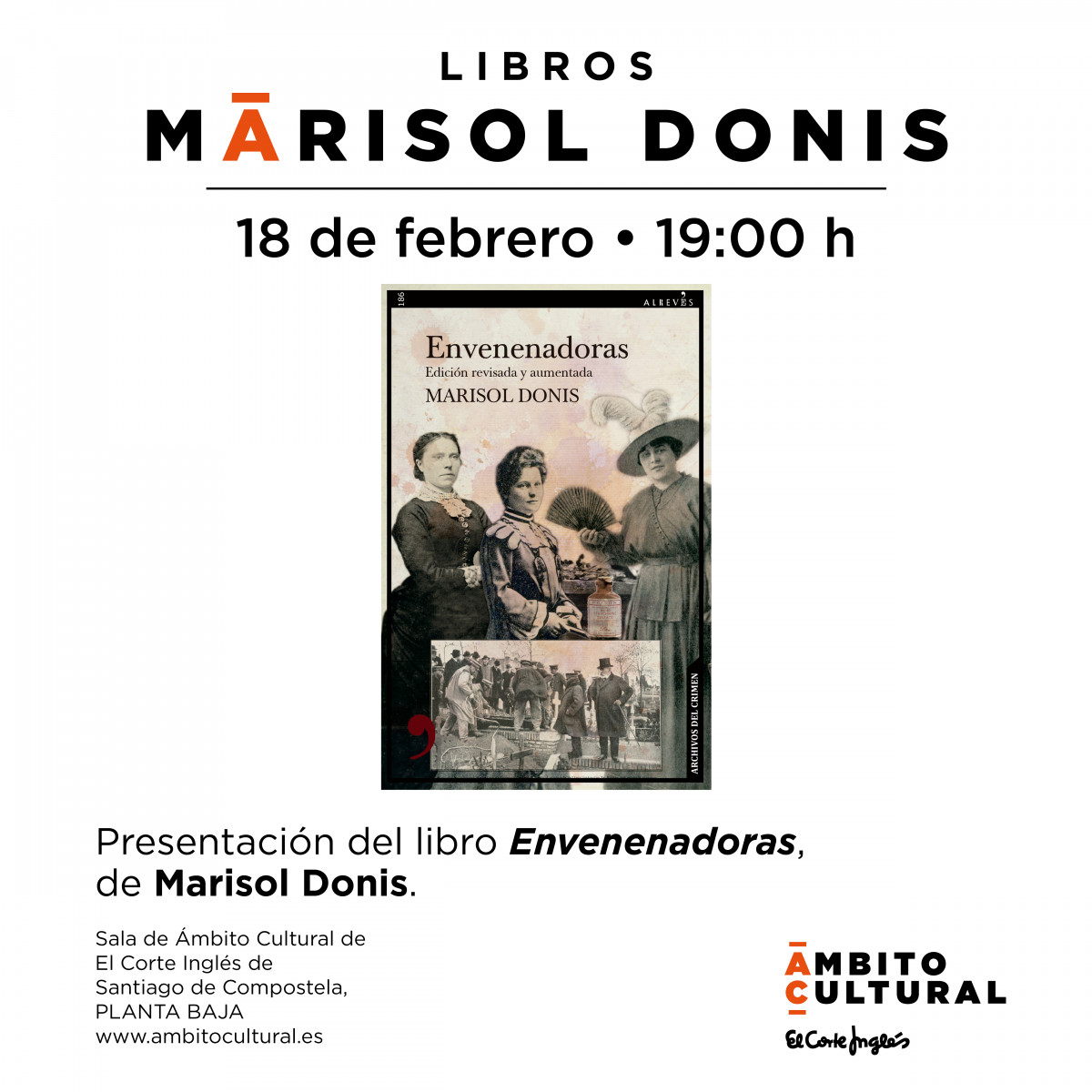 AC PRESENTACION LIBRO MARISOL DONIS COMPOSTELA 18feb